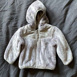 North Face light grey jacket 6-12m